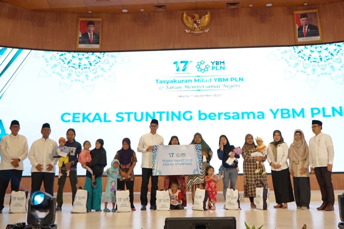 YBM PLN sebar 2.150 paket gizi untuk mencegah stunting di Sulselrabar