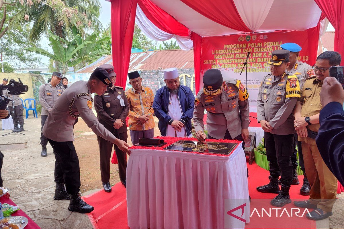 Kapolda Bengkulu resmikan bantuan 20 sumur bor untuk warga
