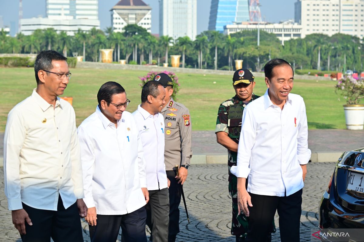 Presiden Jokowi kunjungi Cilegon tinjau pembangunan industri petrokimia