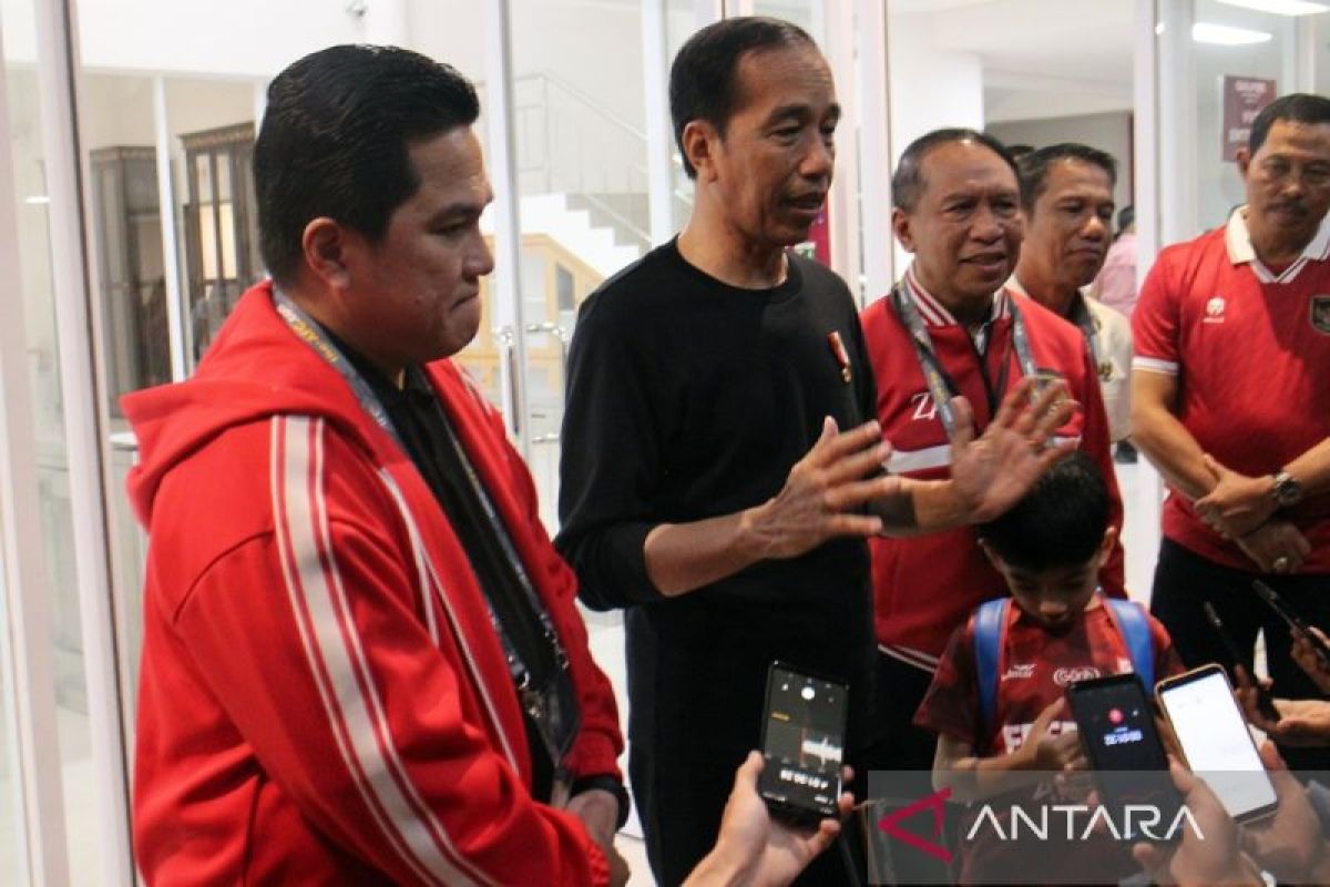 Presiden Jokowi sebut kemenangan Timnas U-23 bersejarah