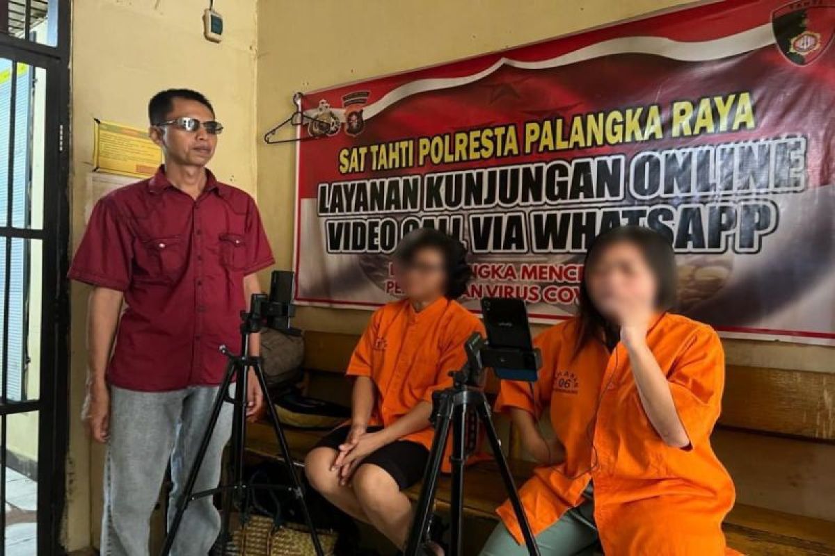 Polresta Palangka Raya Kembali Sediakan Layanan Besuk Online Antara