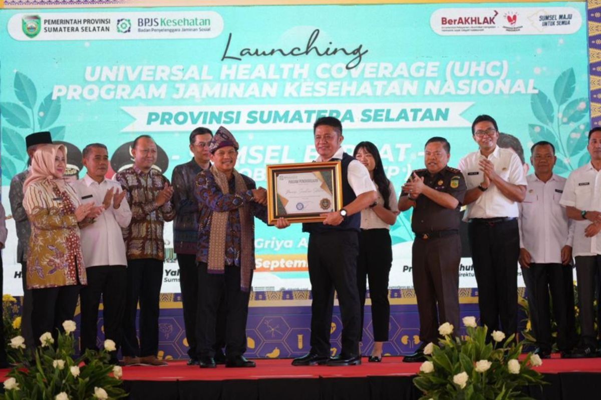 BPJS Kesehatan apresiasi capaian kepesertaan JKN di Sumatera Selatan