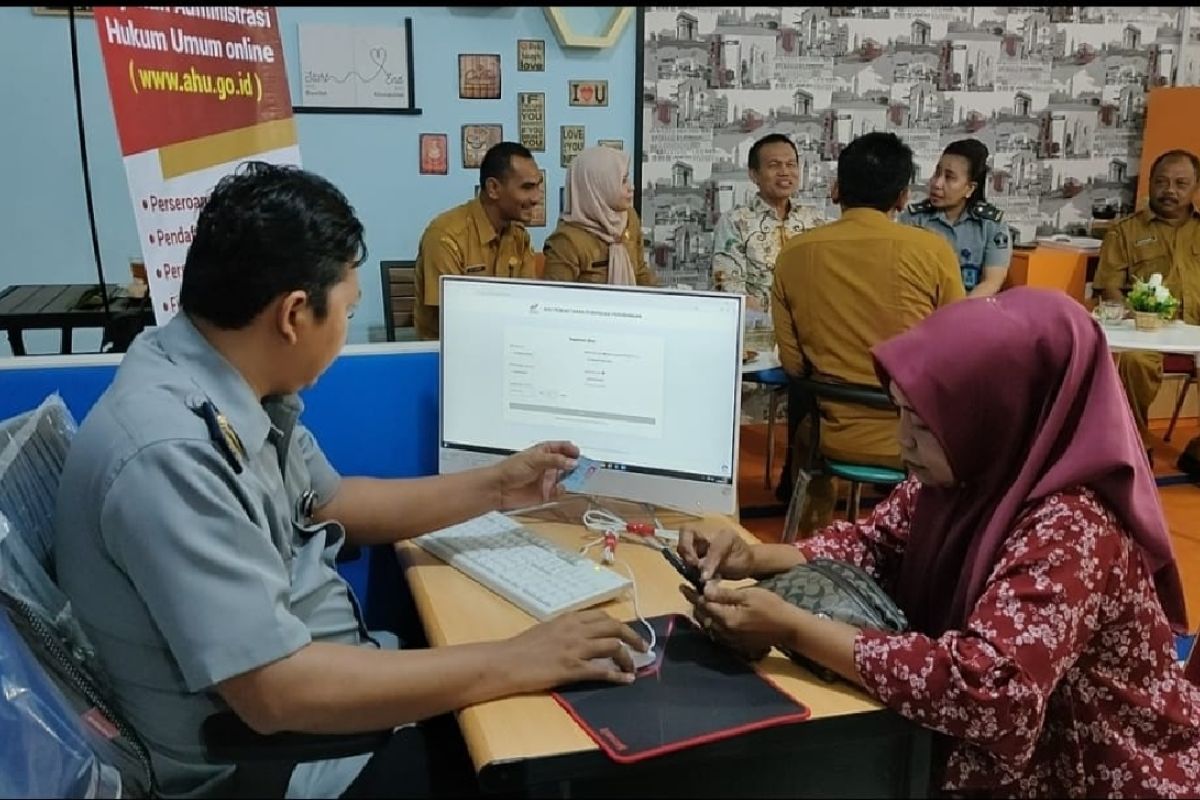 Kemenkumham Sumbar dekatkan layanan AHU ke masyarakat Pariaman