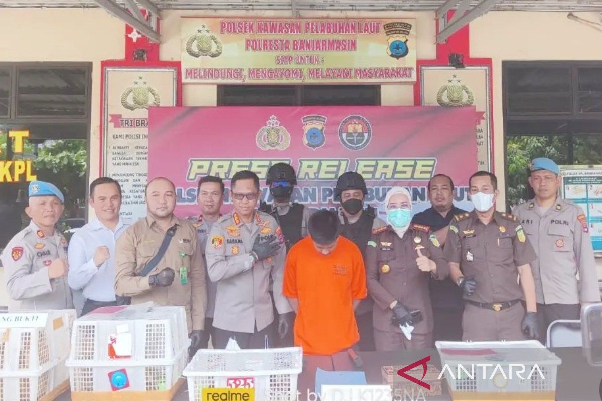 Polsek KPL Banjarmasin gagalkan penyelundupan empat bekantan