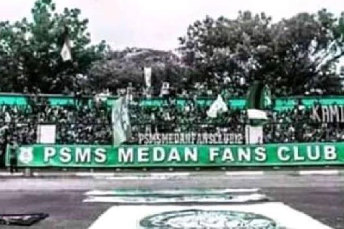 Suporter PSMS patuhi  larangan pendukung tim tamu hadiri pertandingan