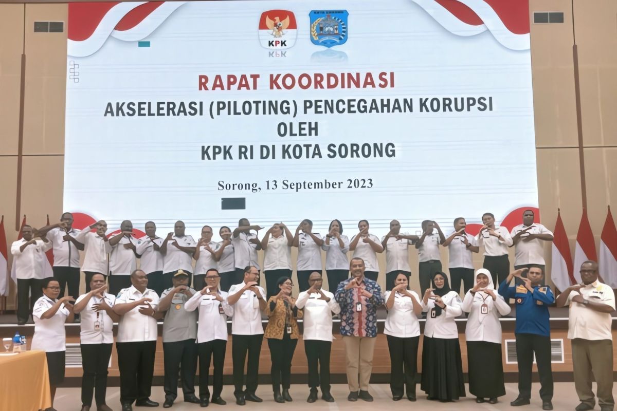 KPK sebut Pemkot Sorong lambat memberikan LHKPN