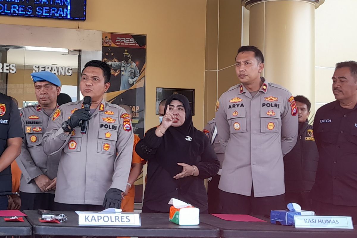 Dua kurir sabu ditangkap Satresnarkoba Polres Serang