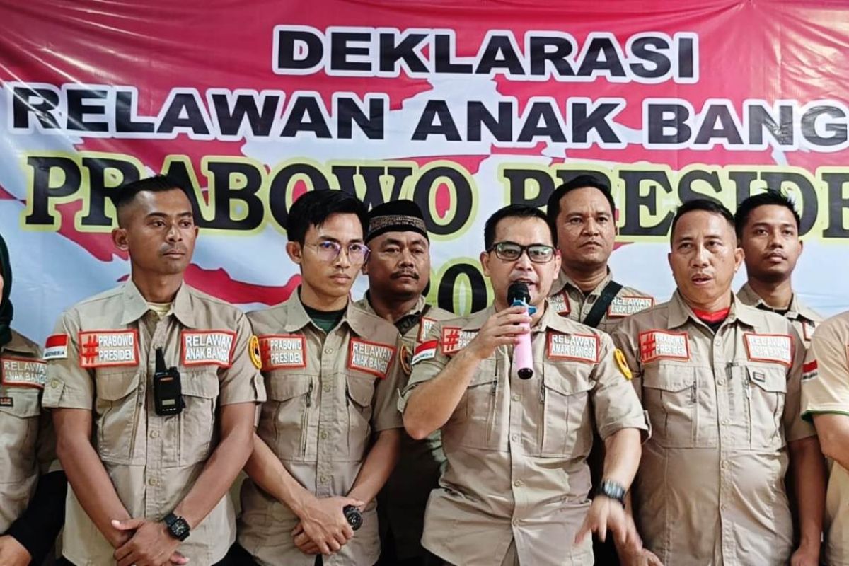 Relawan Anak Bangsa Deklarasikan Prabowo Presiden RI - ANTARA News Jawa ...