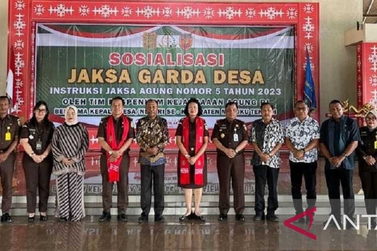 Kejagung sosialisasi program jaksa garda desa di Malteng