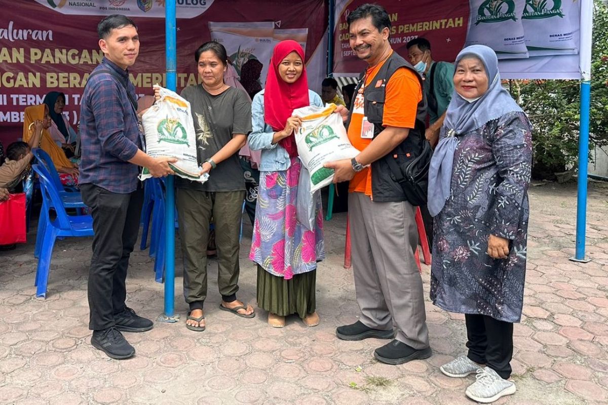 Pos Indonesia minta KPM  ikuti jadwal pembagian bansos beras