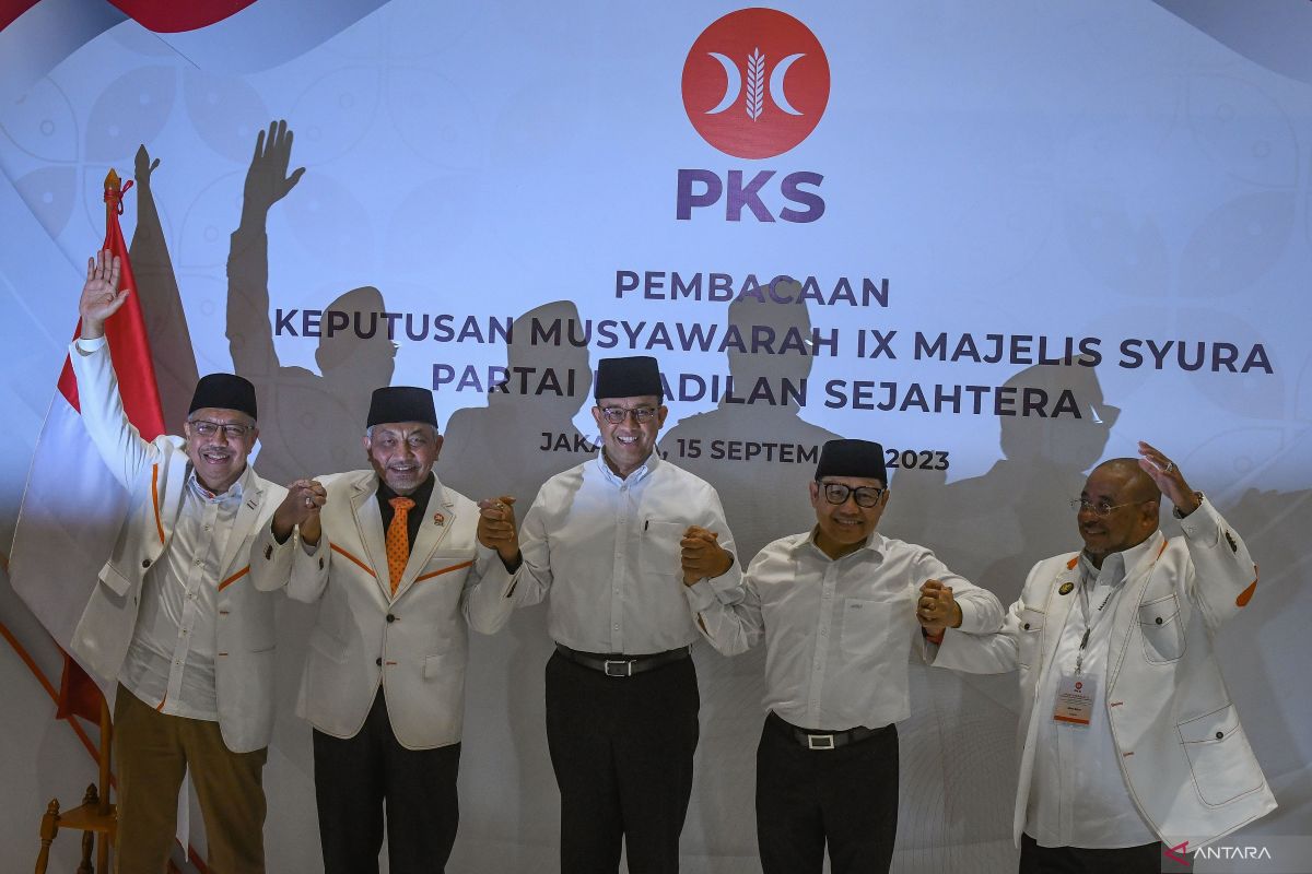 PKS resmikan pasangan Anies-Cak Imin maju Pilpres 2024