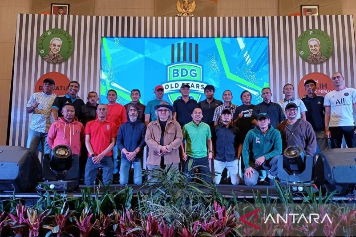 Legenda Persib berhimpun dalam Bandung Old Stars for Ganjar Pranowo