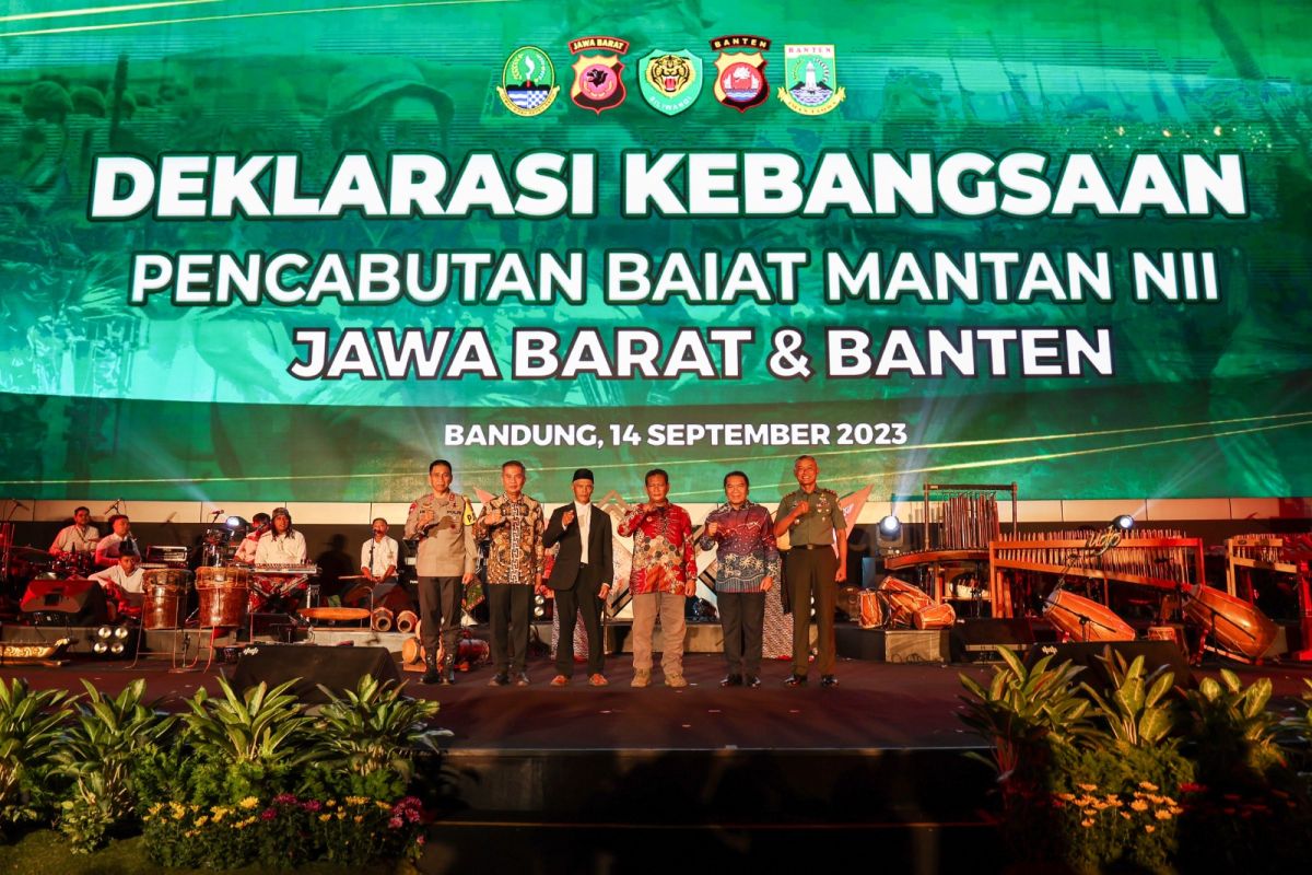 Pj Gubernur Banten jadi saksi deklarasi kebangsaan 320 mantan NII