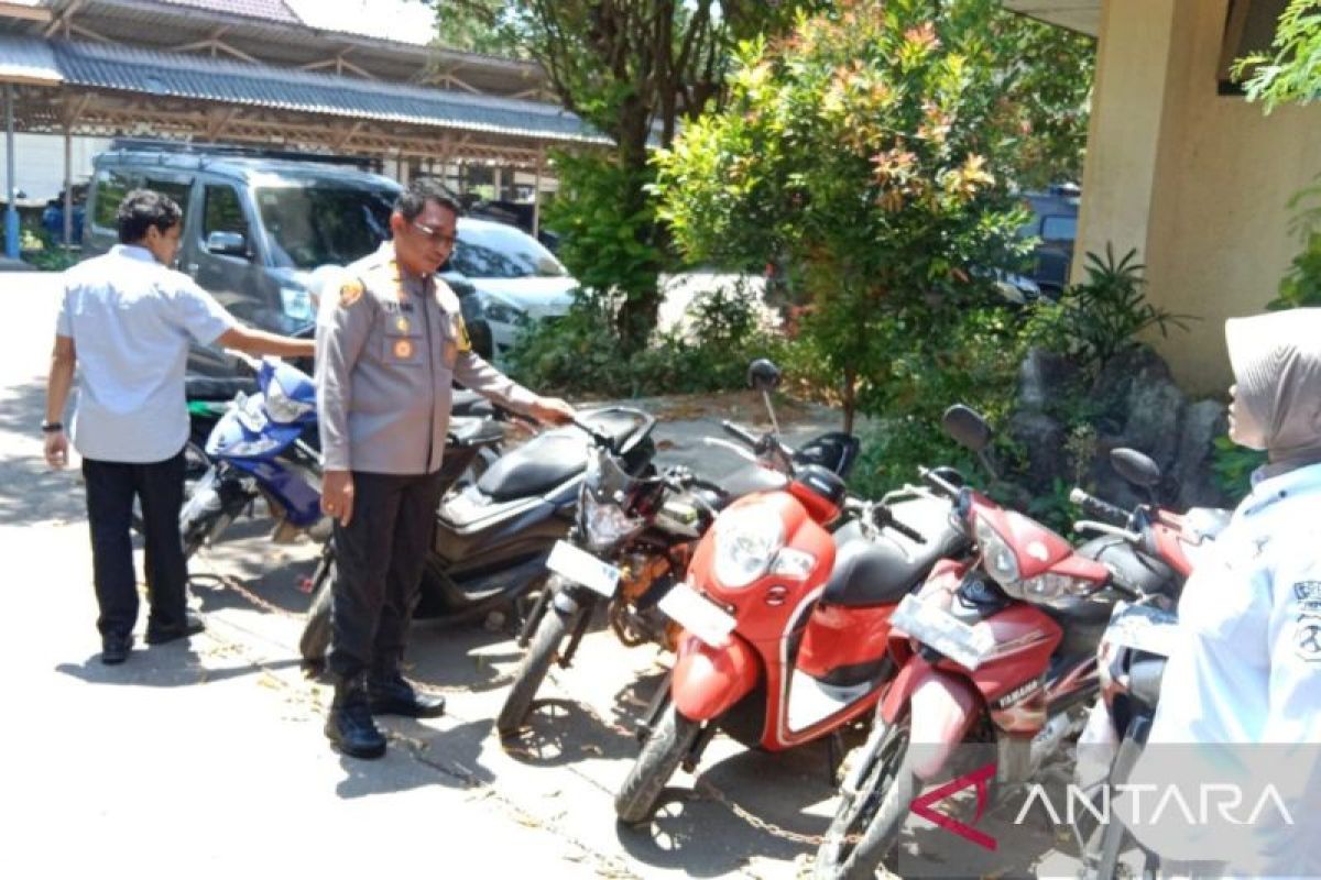 Polres Bangkalan sita tujuh sepeda motor dari bandar narkoba