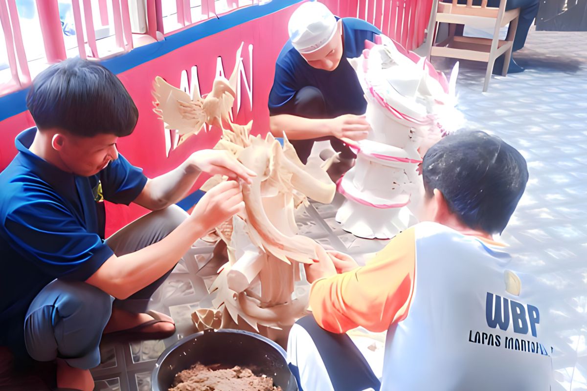 Napi perempuan Lapas Martapura dibekali keterampilan kerajinan tangan