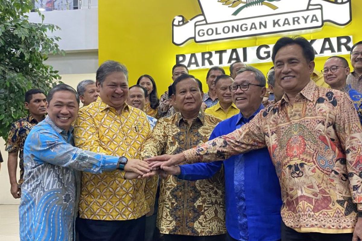 Airlangga sebut akan ada tambahan satu partai gabung KIM usung Prabowo