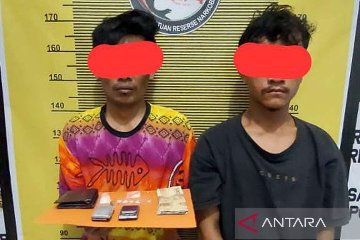 Polres Sibolga tangkap dua laki-laki pengedar sabu