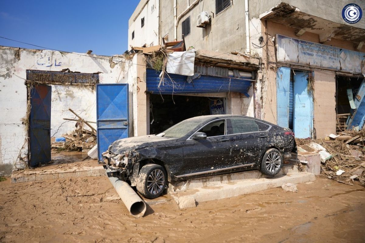 95 persen lembaga pendidikan di daerah banjir Libya hancur