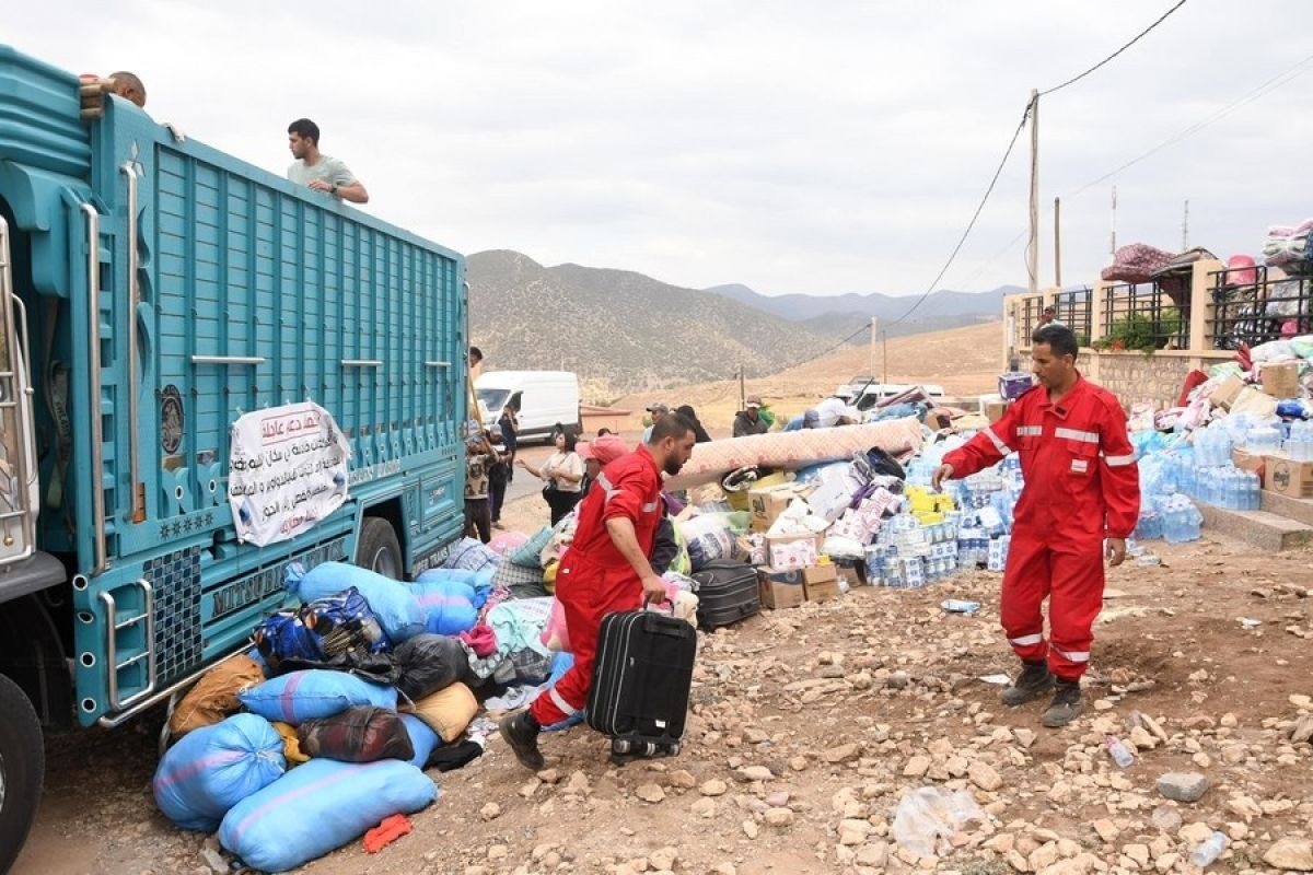 Upaya penyelamatan korban gempa bumi  terus berlanjut di Maroko pascagempa