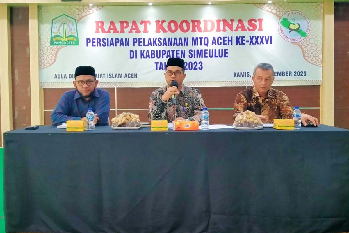Pemkab Simeulue matangkan persiapan MTQ Aceh