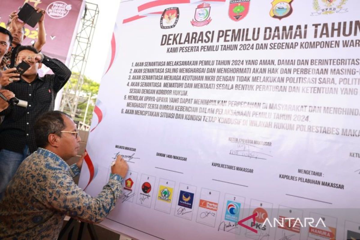 Wali Kota Makassar optimistis Pemilu 2024 berjalan aman dan damai