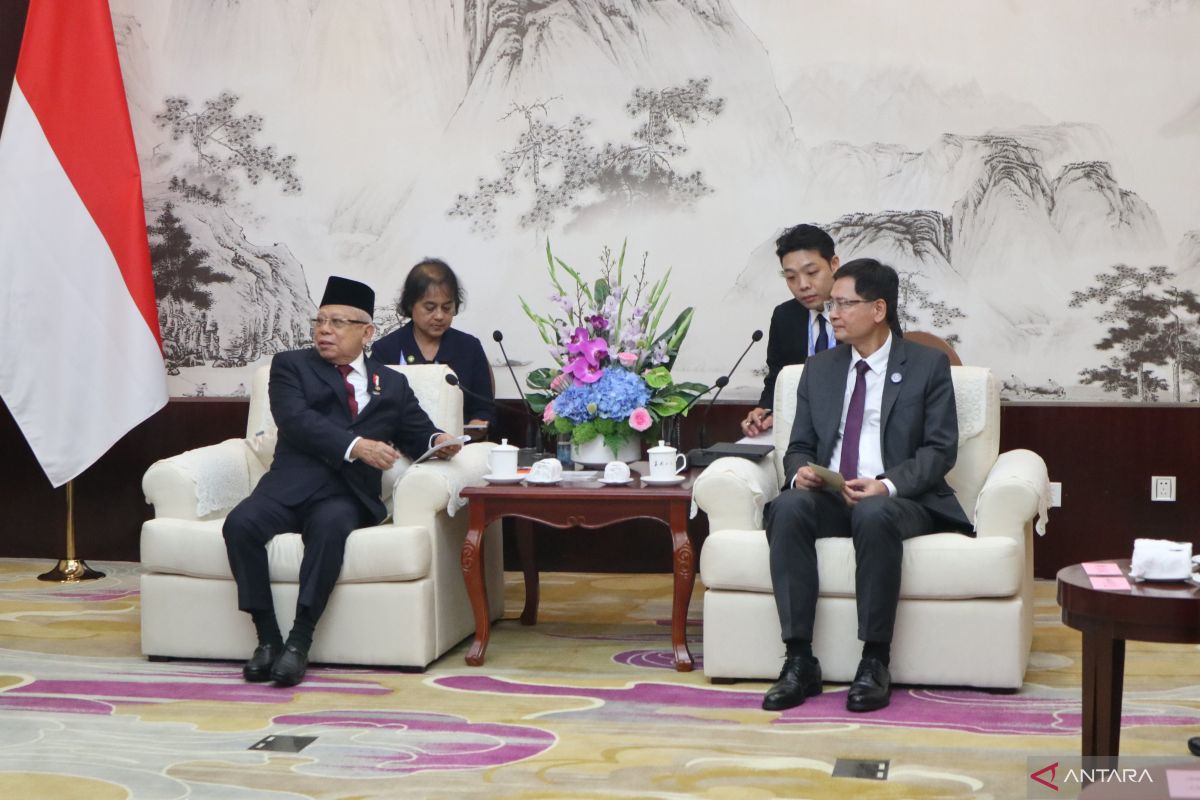 Kunjungan kerja ke China, Wapres Ma'ruf bertemu Gubernur Guangxi