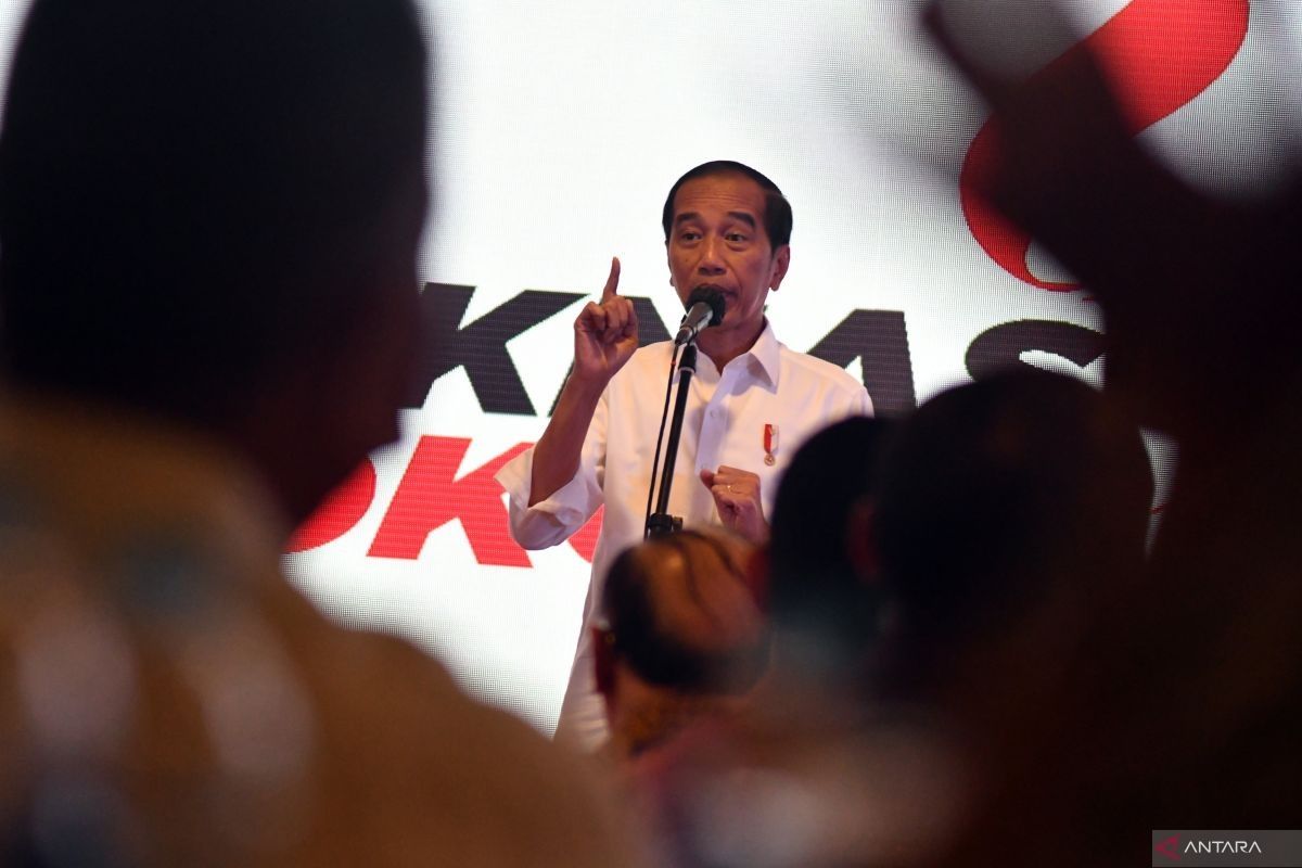 Presiden Jokowi sebut Indonesia bukan negara "kaleng-kaleng"