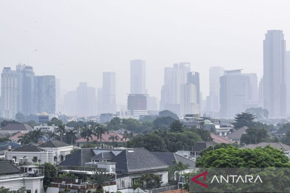 Jakarta jadi kota paling berpolusi nomor satu di dunia pada Sabtu pagi