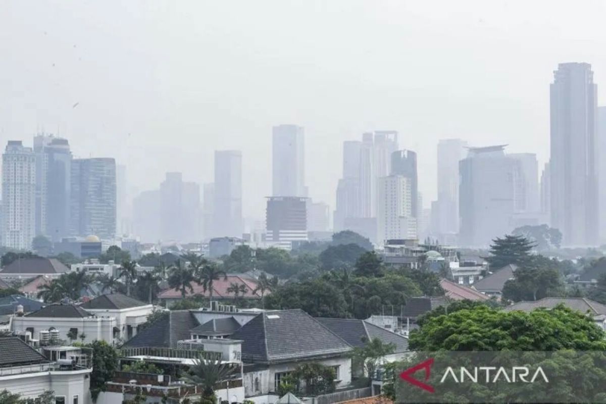 Jakarta jadi kota paling berpolusi nomor satu di dunia Sabtu pagi