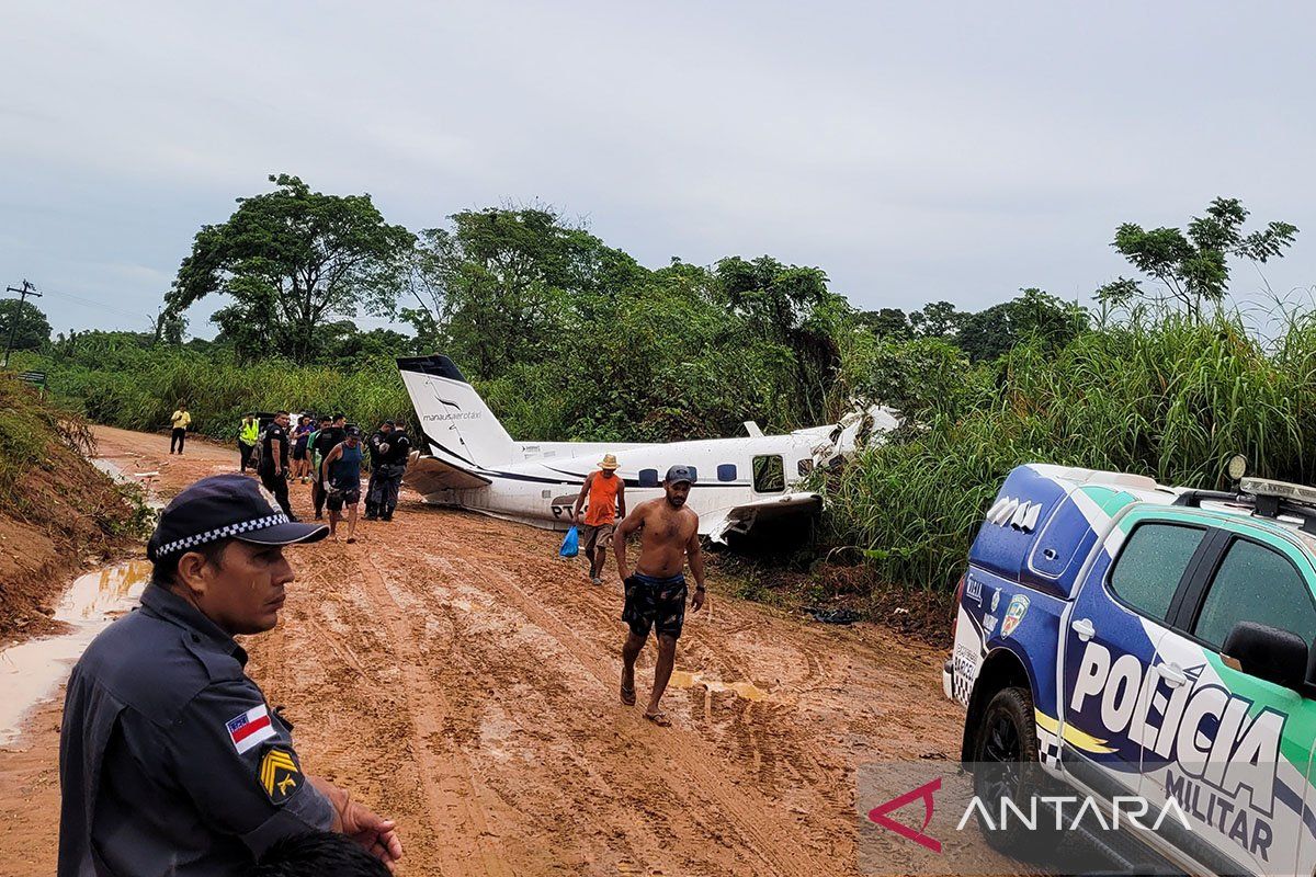 14 orang tewas akibat kecelakaan pesawat di Brazil