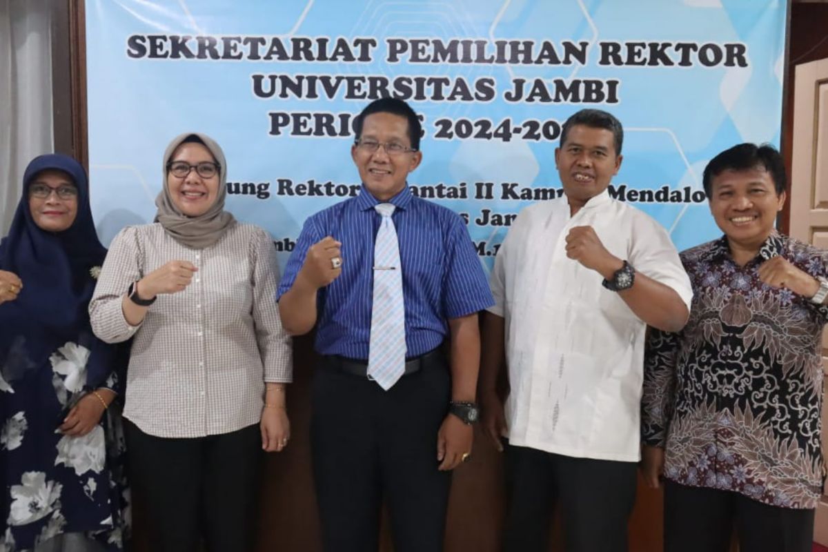 Empat orang guru besar daftarkan diri sebagai bakal calon rektor Unja