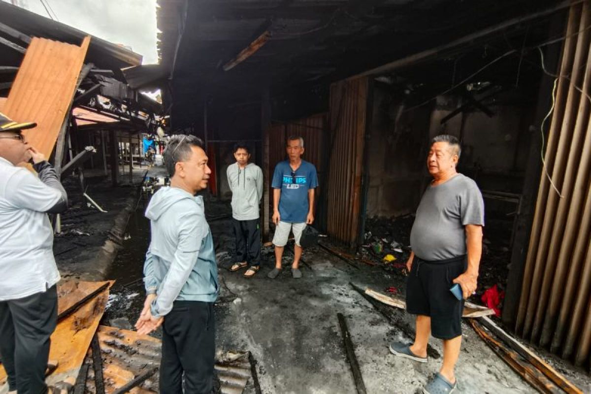 Pemkot Pontianak tata ulang Pasar Sudirman pasca terbakar