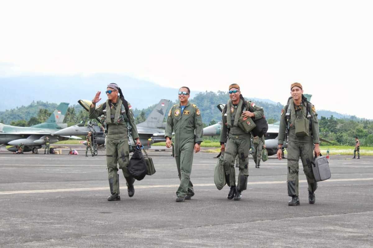 Enam pesawat TNI-AU tiba di Manado untuk ikuti Latma Ausindo