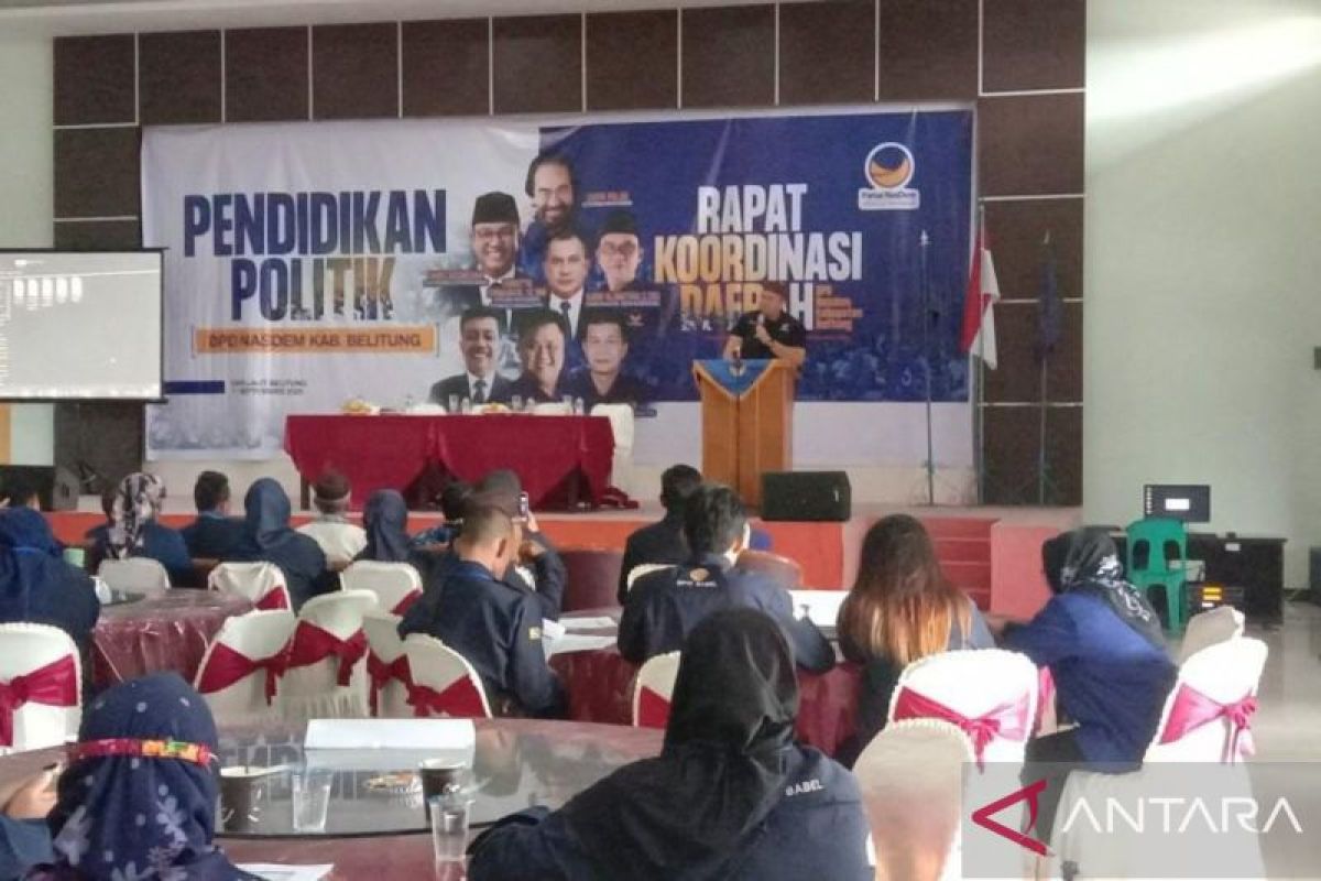 Nasdem Belitung gelar rakorda jelang Pemilu 2024