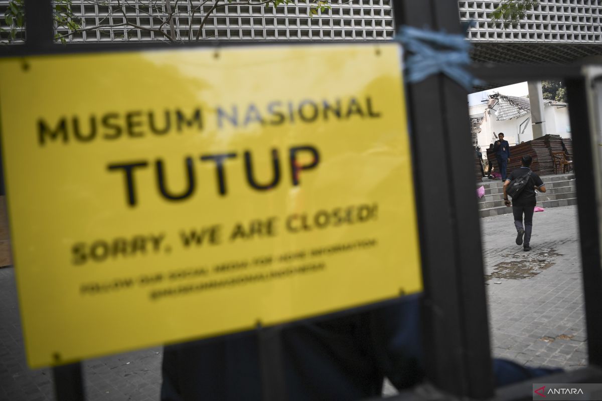 Museum Nasional Indonesia sebut banyak koleksi utuh pascakebakaran