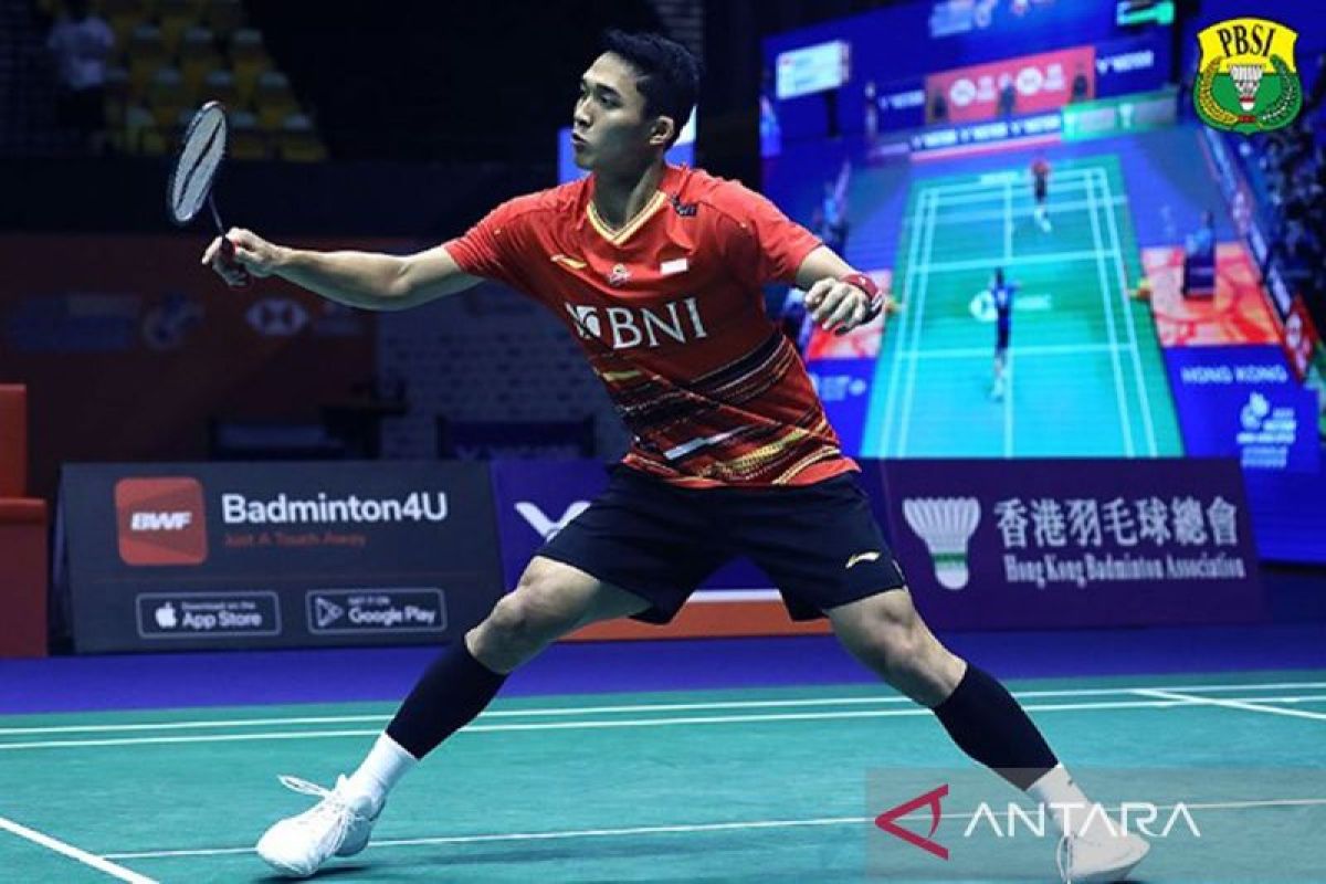 Hasil pertandingan final Hong Kong Open 2023: Jonatan Christie sumbang gelar kedua bagi Indonesia