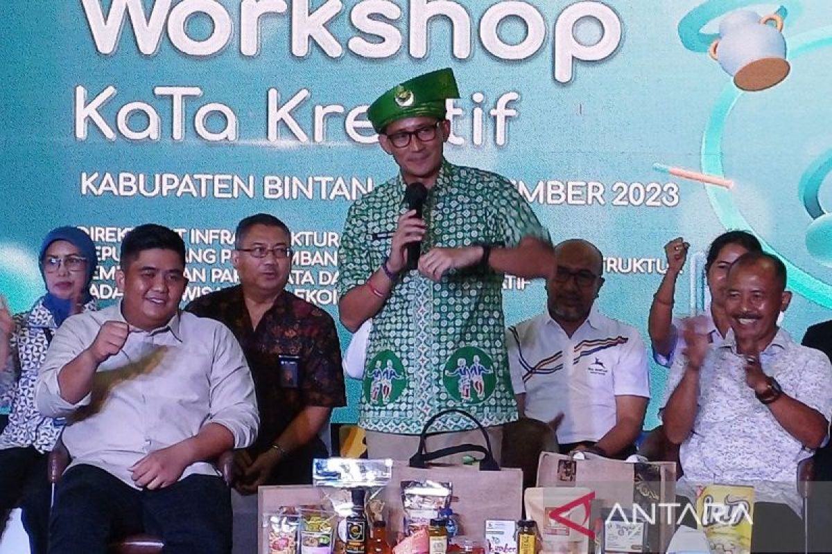 Menparekraf harap kata kreatif di Bintan ciptakan lapangan kerja baru