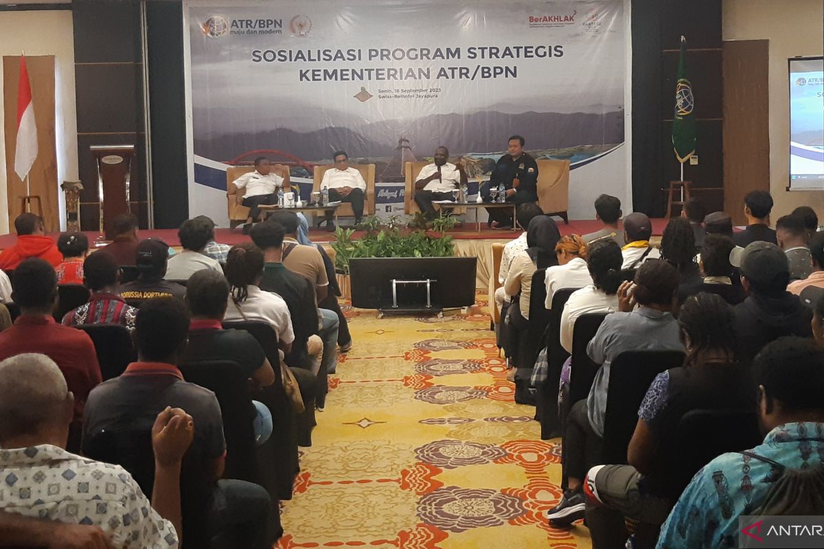 BPN Papua sosialisasi program Kementerian ATR/BPN di warga Jayapura