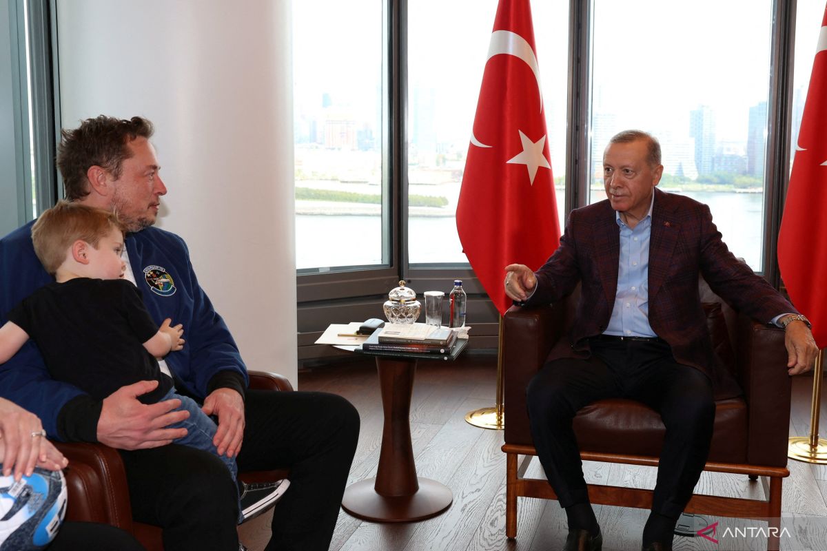 Erdogan minta Musk bangun pabrik Tesla di Turki