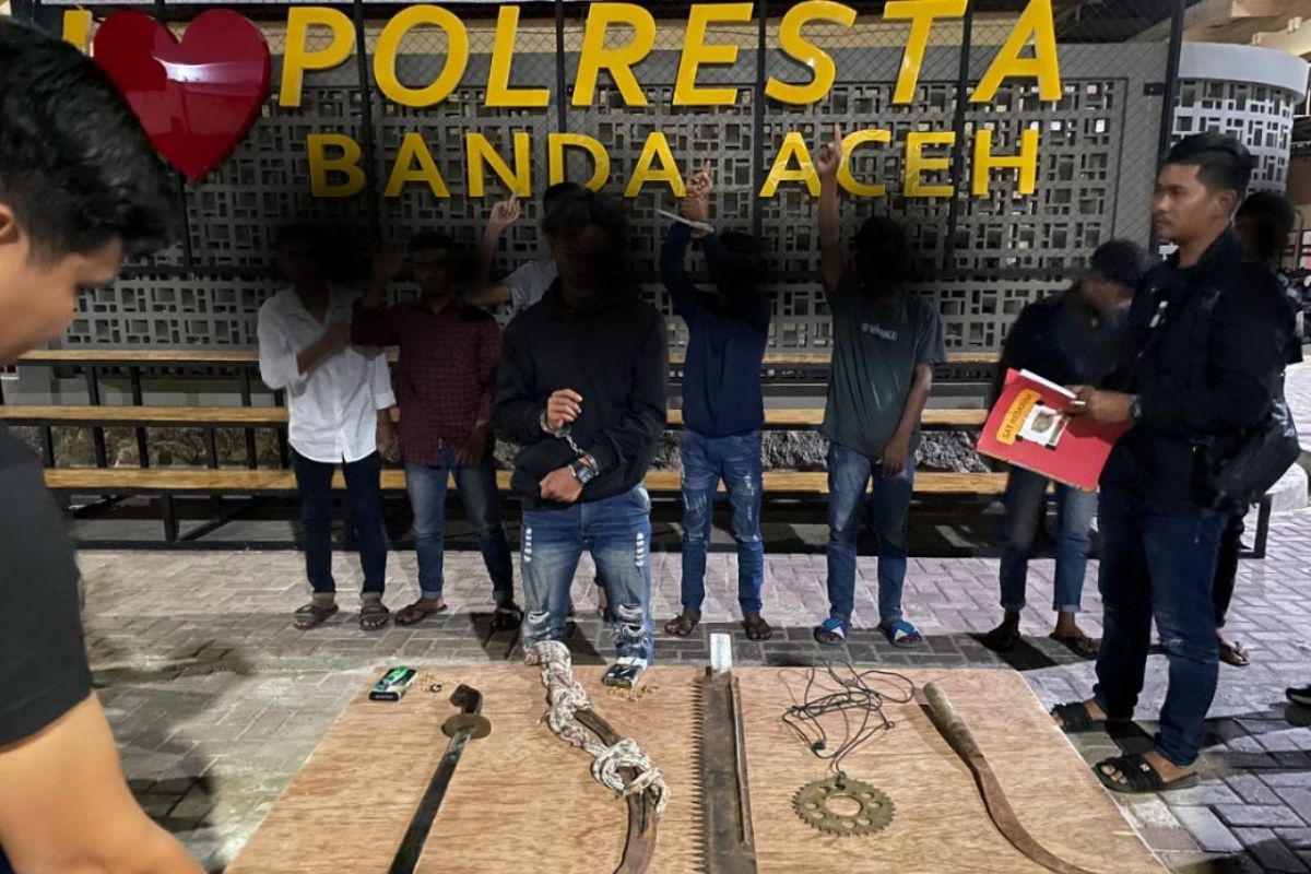 Aniaya anak di bawah umur, polisi tangkap ketua gangster di Banda Aceh