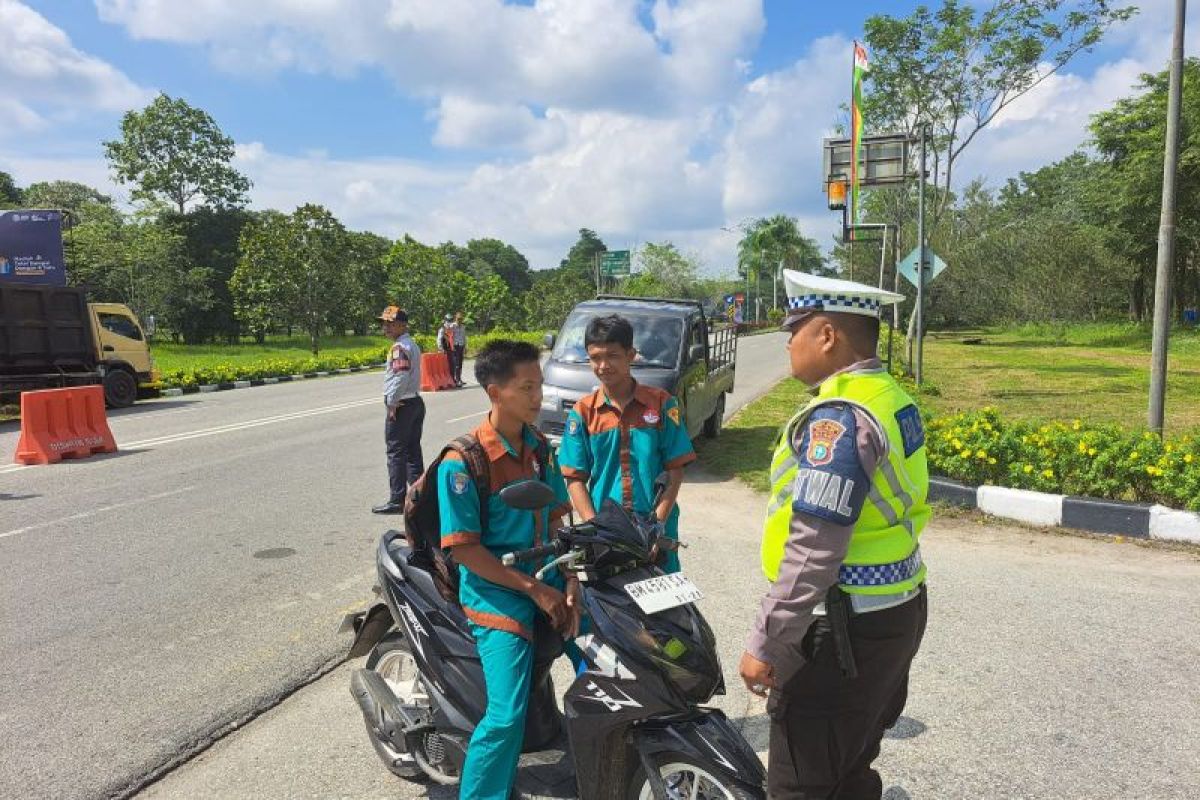 Polres Siak tilang 785 pelanggar selama Operasi Zebra 2023