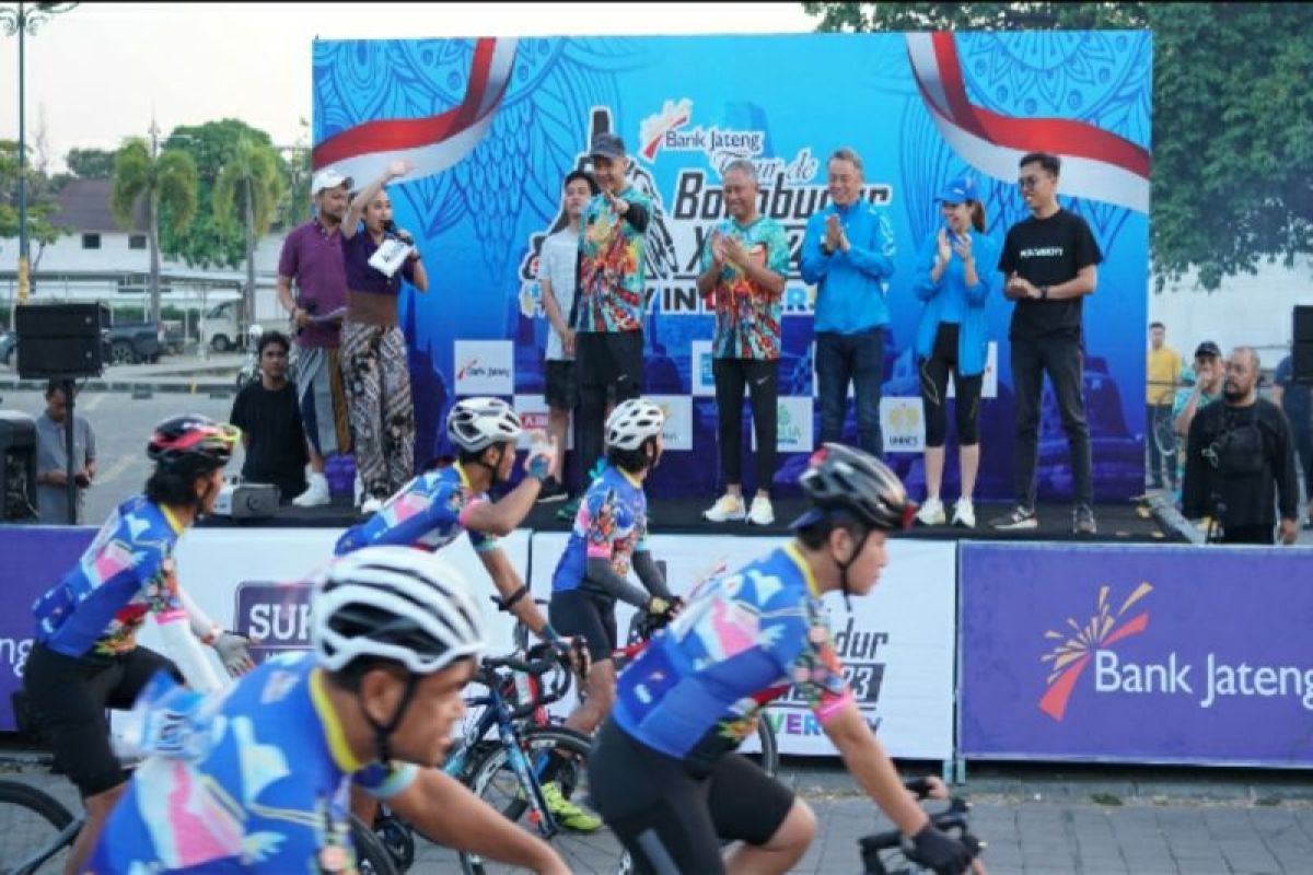 Trilogy Bank Jateng Tour de Borobudur XXIII 2023 dukung pariwisata