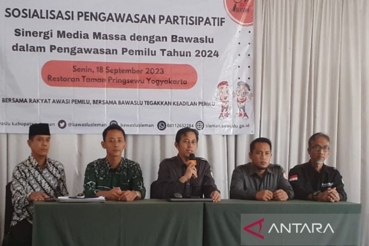 Bawaslu Sleman: Pers berperan penting terselenggaranya pemilu berintegritas