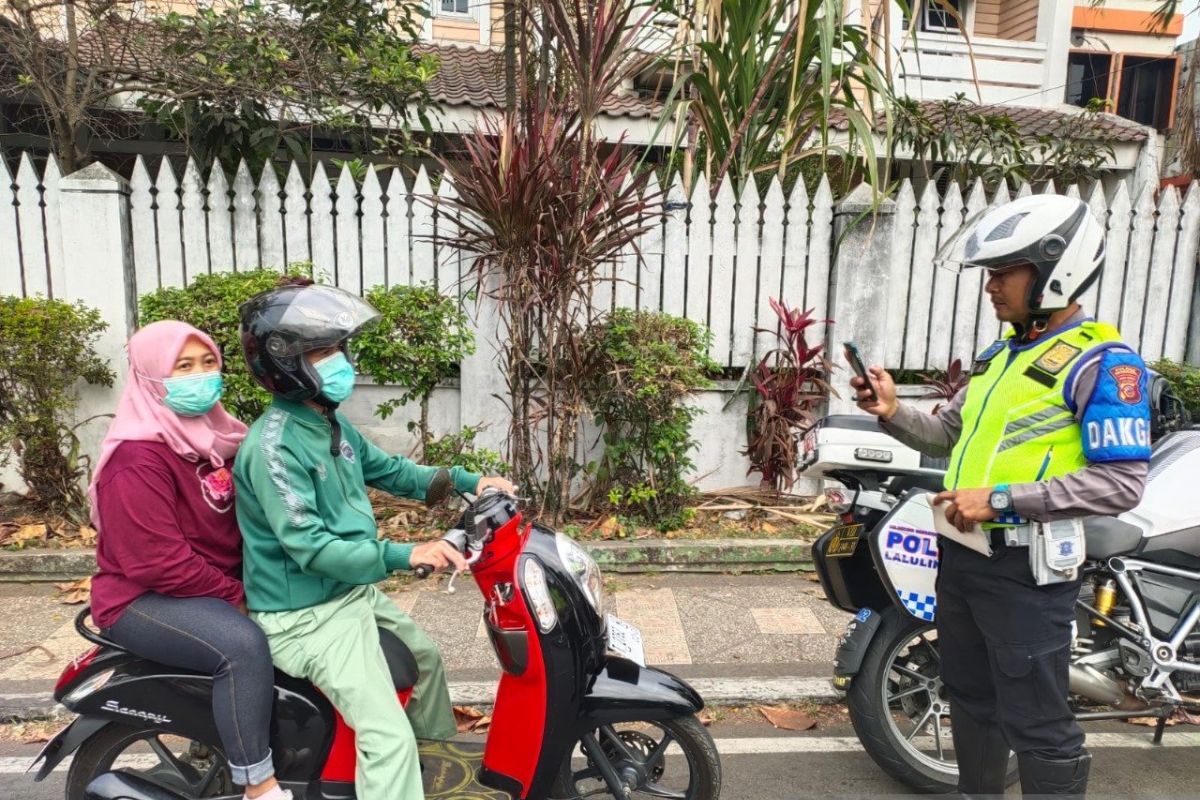 Operasi Zebra Polres Sukabumi Kota tilang ratusan pengendara