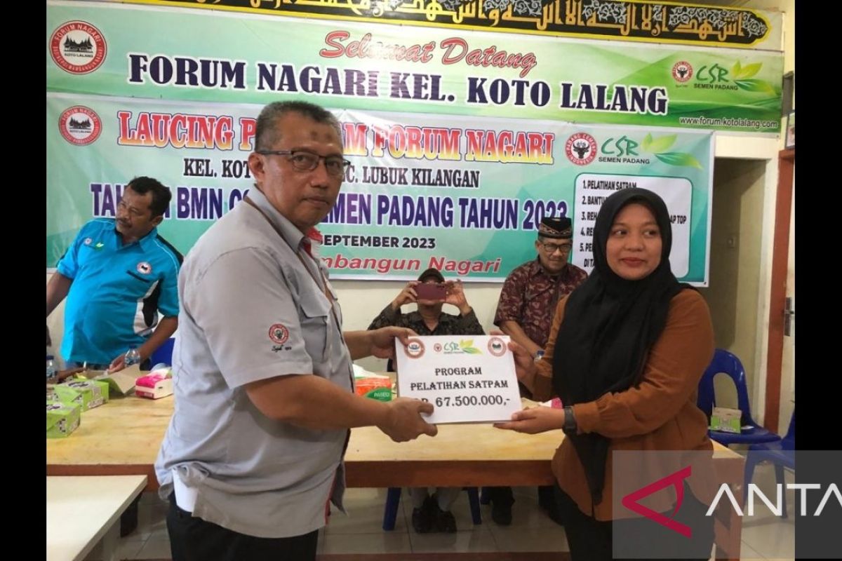 Semen Padang jalankan program TJSL melalui pelatihan satpam