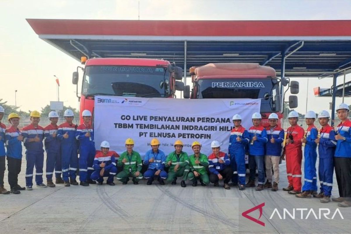 Fuel Terminal Indragiri Hilir salurkan BBM Perdana, PT Elnusa Petrofin sukses gelar Go Live