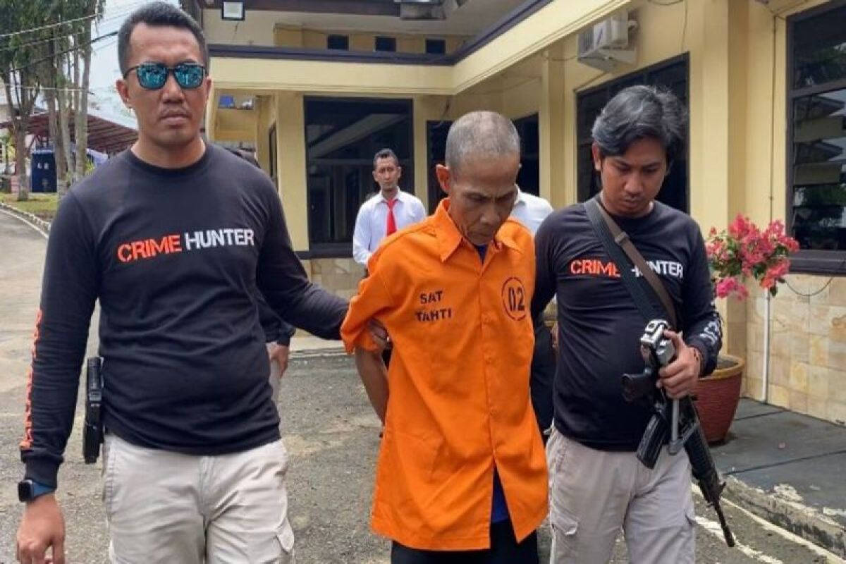 Polisi tangkap pelaku pembunuhan tukang ojek di Tanggamus Lampung