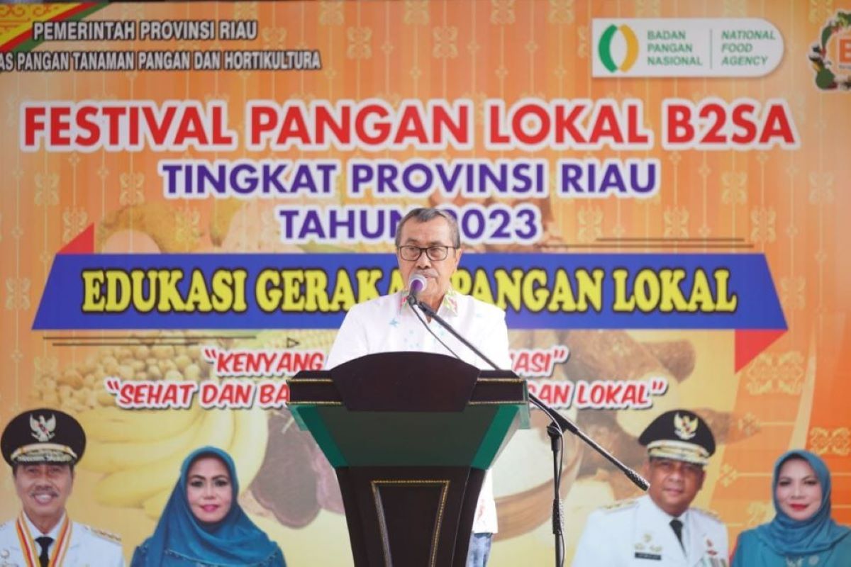 Riau mendorong masyarakat mandiri pangan manfaatkan pangan lokal