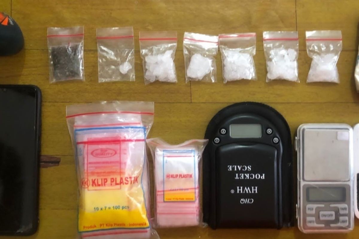 Bandar narkoba di Perdagangan diringkus polisi, barang bukti ganja dan sabu