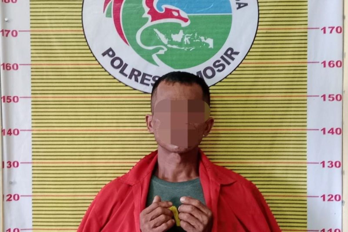 Polres Samosir amankan seorang pekerja batu bata nyambi bandar sabu